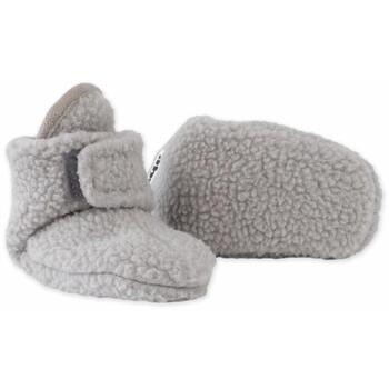 Lodger Teddy тапочки SLT 329_3-6, 3-6M, 100% полиэстер, серые, липучка, осень/зима (SLT 329_3-6)