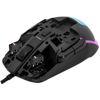 Tracer Игровая мышь TRAMYS47507, 67g, 1.5m, 800-12000 DPI, 8 кнопок, RGB подсветка, эргономичная (TRAMYS47507)