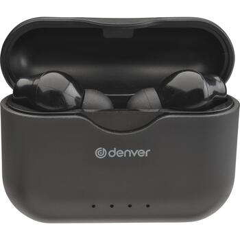 Denver Беспроводные наушники TWE-37 111191120300, 4ч, Bluetooth 5.0, 10мм, 2 динамика, встроенный микрофон (111191120300)