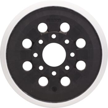 Pamatne GEX 125-1 AE standarta, vidēji cieta, Ekscentra slīpmašīnām SLĪPĒŠANAS PAMATNE AR 8 ATVERĒM, 2608000349, BOSCH (2608000349)