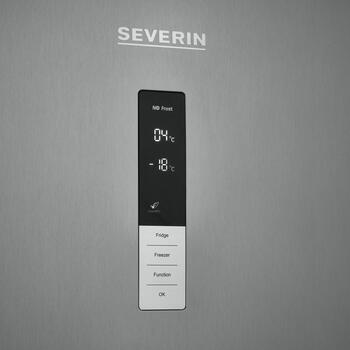 Severin Ledusskapis KGK 8943, 317l, 94l, 223l, 4kg/24h, E, C, NoFrost, LED apgaismojums (8943)