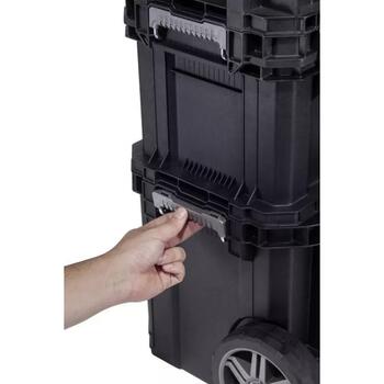 Keter Connect Tool Box 30205288, 54x31,2x27,5cm, metāla stiprinājumi, ergonomisks rokturis, savienojams ar Connect sistēmu (30205288)