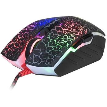 A4Tech Игровая мышь A4TMYS47285, 4000 DPI, 8 кнопок, 1.8 м, 1000 Гц, настраиваемый цвет подсветки, USB (A4TMYS47285)