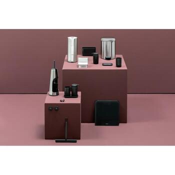 Brabantia держатель туалетной бумаги 385322, Matt Steel, коррозионностойкий, легкая загрузка, левая/правая (385322)