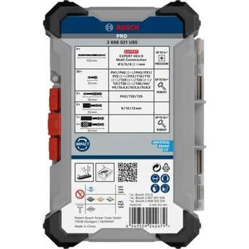 Bosch PRO Impact M. Constr. 2608521U85, 40 daļu urbju un skrūvgriežu uzgaļu komplekts, 25-55mm, 50mm, 60mm, 5-8mm (2608521U85)