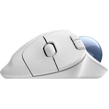 Logitech ERGO M575S Bezvadu Trackball Pele 910-007030, 2000 DPI, 5 pogas, Bluetooth, USB, 10 m bezvadu diapazons (910-007030)