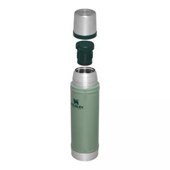 Stanley® Термос The Legendary Classic Bottle 2811345042, 0,6л, сталь 18/8, зеленый, вакуумная изоляция, 18ч тепла, 20ч холода (2811345042)