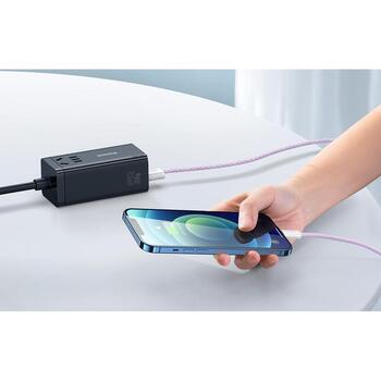Baseus Динамический кабель USB на Lightning, CALD000505, 2м, 2.4A, 480Mbps, ABS, высокоплотное плетение (CALD000505)