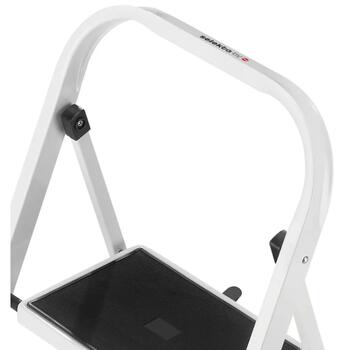 Hailo K40 BasicLine 034397200, salokāms pakāpienu soliņš, 3 pakāpieni, 245cm, tērauds, drošības rokturis (034397200)