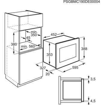 Electrolux Mikroviļņu krāsns LMS2203EMX, 700 W, 20 l, 5 jaudas līmeņi, 2 funkcijas, elektroniska vadība (LMS2203EMX)