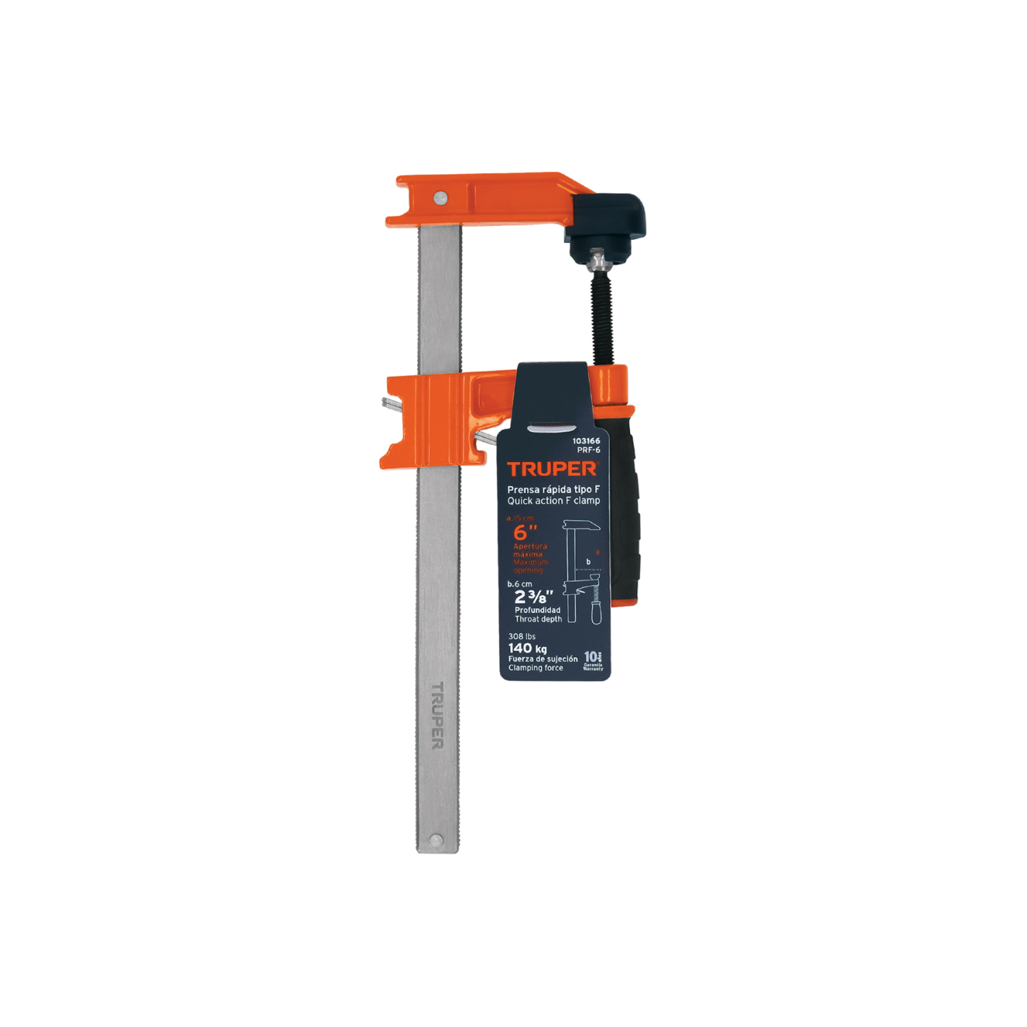 Spīle 150 mm, dziļums 60 mm, maksimālā slodze 140 kg PRF-6 TRUPER (PRF-6)