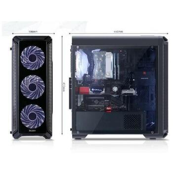 Zalman Корпус для компьютера I3 Edge, 2x3,5