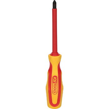 KS Tools ERGOTORQUE VDE skrūvgriezis PZ2x100mm, 117.0536-E, 0.11kg, izolēts (117.0536-E)