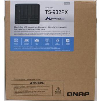 Qnap NAS serveris TS-932PX-4GSO, 9 līdz 9 HDD/SSD karstās nomaiņas, AnnapurnaLabs Alpine AL324 ARM Cortex-A57 četrkodolu 1.7 GHz (TS-932PX-4GSO)