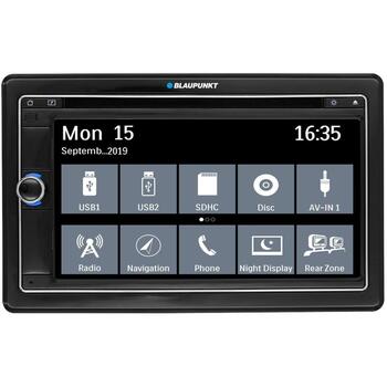 Blaupunkt Автомобильная мультимедийная система 2002019000004, 6,75 дюйма, 4x45 Вт, DAB+, Bluetooth, 10-полосный эквалайзер, SDHC (2002019000004)