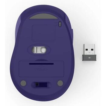 Hama WM-400 00173037, optiskā bezvadu datorpele, 1600 DPI, 6 pogas, 2.4 GHz, 10 m, USB Type-A, ergonomisks, klusie klikšķi (00173037)