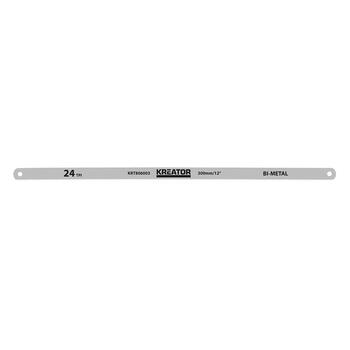 Zāģa asmenis metālam 300mm 24TPI (2gab.) KRT806003 KREATOR (KRT806003)