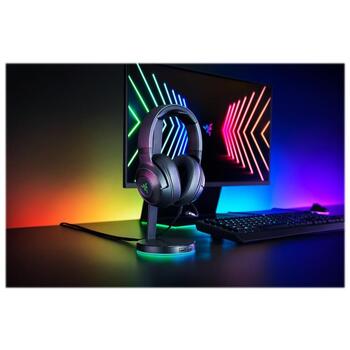 Razer spēļu austiņas Kraken V3 X RZ04-03750300-R3M1, 1.8 m, USB-A, 32 Ohm, 103 dB, 12-28000 Hz, 40 mm, melna (RZ04-03750300-R3M1)