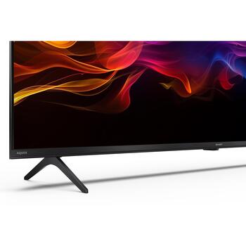 Sharp 55HP5265E televizors, 139,7 cm, 3840 x 2160, 4K UHD, HDR10, Dolby Vision, Dolby Atmos, Wi-Fi, melns (55HP5265E)