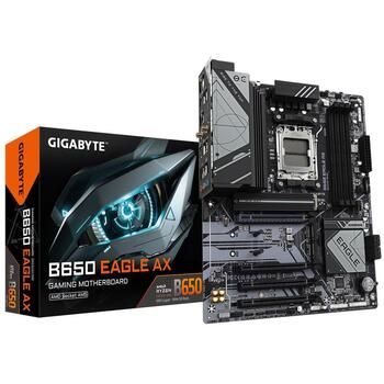Gigabyte B650E EAGLE mātesplate, ligzda AM5, DDR5 8200MHz, 256GB, 3x M.2, 2.5GbE LAN, USB 3.2 Gen 2, ATX (B650E EAGLE)