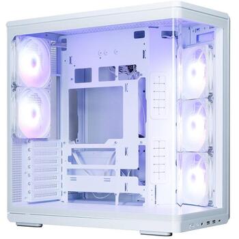 Zalman P60 WHITE, корпус ATX Mid Tower, 5x120mm ARGB вентиляторы, белый, 2xUSB 3.2, USB-C (P60 WHITE)