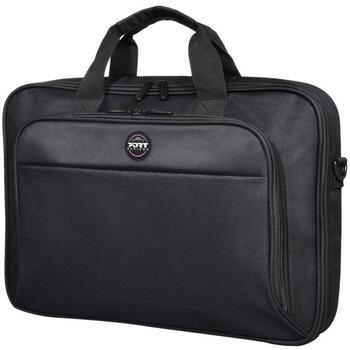 Port Designs Сумка для ноутбука HANOI II Clamshell 105065, 17.3 дюйма, полиэстер 600D, черный, съемный плечевой ремень (105065)