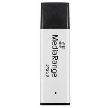 Mediarange USB флеш-накопитель MR1904, 512 ГБ, USB Type-A, 3.2 Gen 1, скорость чтения 250 МБ/с, скорость записи 160 МБ/с (MR1904)