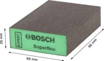 S471 Standard bloks 97x69x26,īpašismalks, Slīpēšanai ar rokām EXPERT S471 STANDARD BLOKS SLĪPĒŠANAI, 2608901179, BOSCH (2608901179)