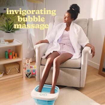 Homedics FB-70BL-EB Smart Space Collapsible Foot Spa (FB-70BL-EB)
