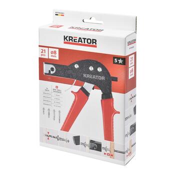 Kreator инструмент для установки стеновых анкеров 21 шт., 30-165mm, 5-24mm, 20-46mm (KRTH62801)