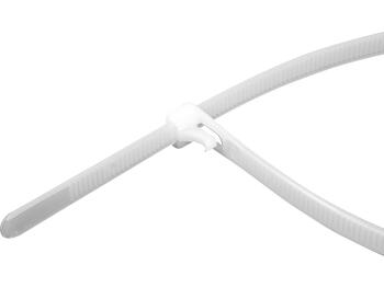 Yato savilcēji YT-70666, 7.6x350mm, 50gab, balts, neilons PA66 UL 94 V-2, UV izturīgs, 215-225°C, eļļas izturīgs (YT-70666)