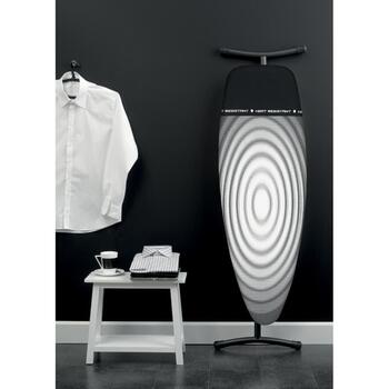 Brabantia Titan Oval gludināmais dēlis 345647, 135x45cm, 61-102cm, tērauda rāmis, kokvilnas pārvalks (345647)