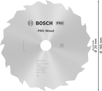 Ripāģa disks 165x20/16mm Speedline Wood 18, Rokas ripzāģiem PRO WOOD RIPZĀĢA ASMENS, 2608642600, BOSCH (2608642600)