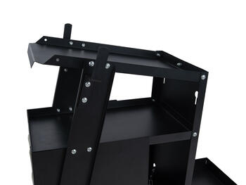 Geko сварочная тележка G80088, 70.5x70.5x40см, 2 полки, 4 ящика, 2 колеса 15см, 2 поворотных колеса 360° (G80088)