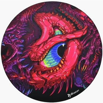 Arozzi Zona Round Floor Pad AZ-ZONA-PAD-CHAOS, 121см, 3мм, микрофибра, нескользящий, для офиса (AZ-ZONA-PAD-CHAOS)