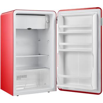 Midea Холодильник MDRD142SLE32, 93L, 41dB, класс E, отдельно стоящий, 1 дверь, красный (MDRD142SLE32)
