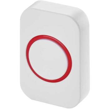 Emos Уличная кнопка дверного звонка P5732T, 1 шт., 17x40x60mm, IP44, 1x3V CR2032, беспроводная, 433MHz, до 100m (P5732T)
