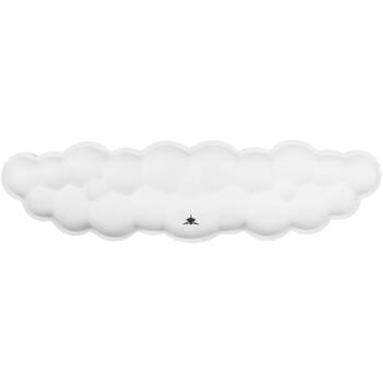 White Shark CUMULUS-W подставка для запястья клавиатуры KP-012, 430mm × 110mm, 25mm, пена, мемори-пена (CUMULUS-W)