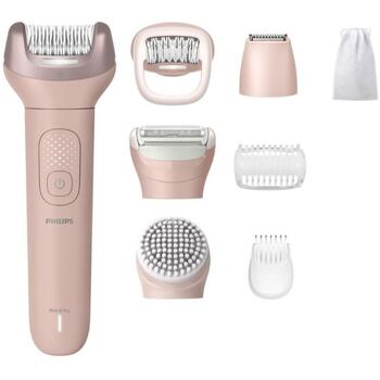 Philips Epilator 9000 BRE719/00, 32 pincetes, 8 uzgaļi, 60min darbības laiks, 3h uzlādes laiks, akumulators, mazgājams, bezvadu (BRE719/00)