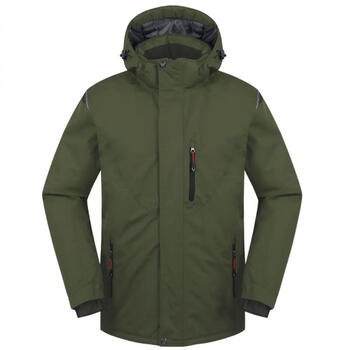 Pesso Ziemas jaka Helsinki HELSINKI_OG-3XL, 3XL, zaļa, 5000 mm, 3000g/m² 24h, līmētas šuves, NANA Dry membrāna, noņemama kapuce (HELSINKI_OG-3XL)