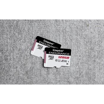 Kingston MicroSDXC karte SDCE/128GB, 128 GB, UHS-I, Class 10, līdz 95 MB/s, līdz 45 MB/s, ūdensizturīga, triecienizturīga (SDCE/128GB)