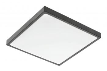 Gtv ALTAR LD-ALT24W-NW-10, 24W, 1680lm, 4000K, AC180-250V, PF>0.5, IP44, 295x295mm, черный (LD-ALT24W-NW-10)