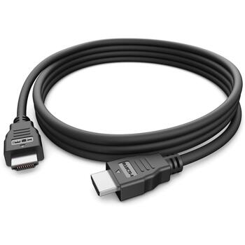 Dell HDMI 2.0 кабель, 1.8m, 470-BDNM, 1 разъем HDMI типа A, 2 разъема HDMI типа A, 5120 x 2880, 60 Гц, черный (470-BDNM)