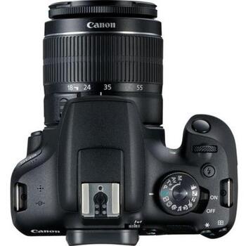 Canon комплект зеркальной камеры 2000D 2728C003, 24.1 МП, ISO 12800, 3.0