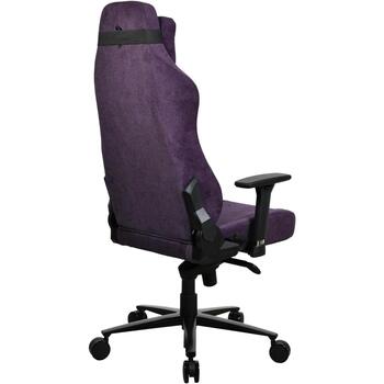 Arozzi Vernazza SoftFabric VERNAZZA-SFB-PP, 72cm, 47-57cm, 5, ergonomisks, 3D regulējami roku balsti, mīksta auduma apdare (VERNAZZA-SFB-PP)