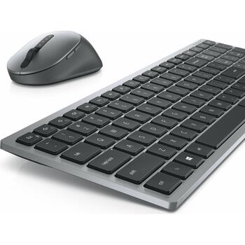 Dell Pro Plus KM7120W klaviatūra un pele, 1600DPI, Bluetooth, 7 pogas, akumulators AAA, Titan Gray (580-AIWM_LT)