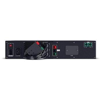 CyberPower Akumulatora korpuss BP48VP2U02, 48 V, 9 Ah, 2U, 8 akumulatori, melns, īpašības: karstais maiņas akumulators (BP48VP2U02)