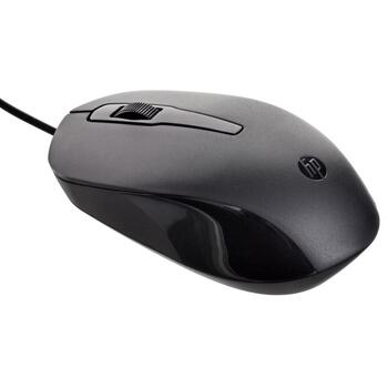 HP Tastatūras un peles komplekts 240J7AA, USB, QWERTY, membrānas taustiņi, 1 m kabelis, melns, optiskā pele (240J7AA)