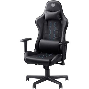 Acer Predator Rift Go PGC331, игровое кресло, GP.GCR11.00Y, 120 кг, 138.5 см, 69 см, 55 см, 5 колес, черный, сталь, ПВХ (GP.GCR11.00Y)