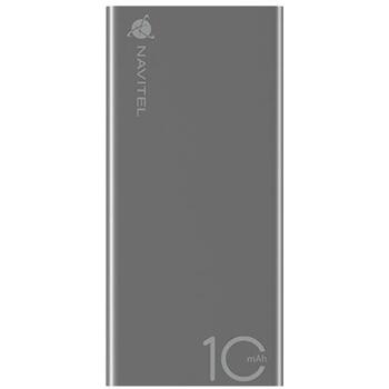 Navitel Lādētājs-akumulators PWR10 AL Silver, 10000mAh 3.7V 37Wh, 22,5W, USB-C 5V 2,6A, 9V 2A, 12V 1,5A, Mikro USB 5V 2A, 9V 2A (PWR10 AL Silver)